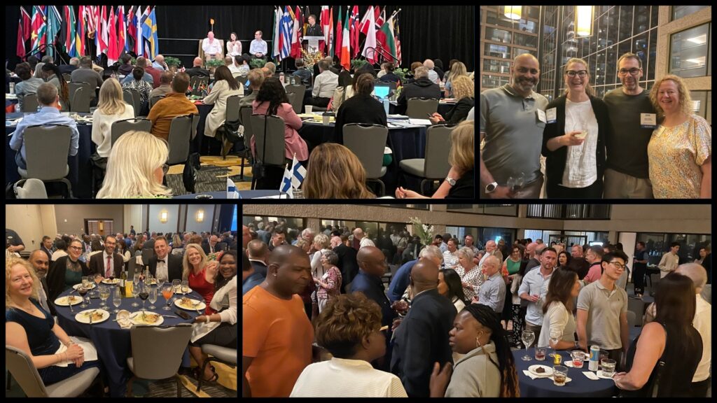 Montage of photos from the LMI World Convention.